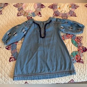 2T chambray peek dress